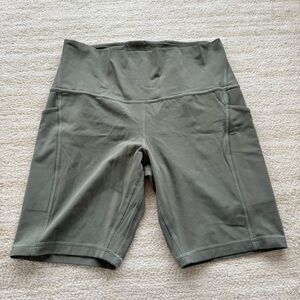 Green align Women's Shorts